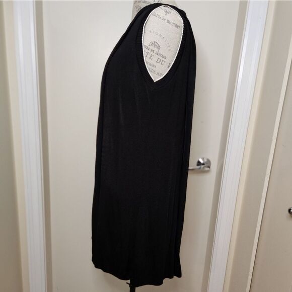 Rag & Bone asymmetrical black mini dress - Picture 4 of 11